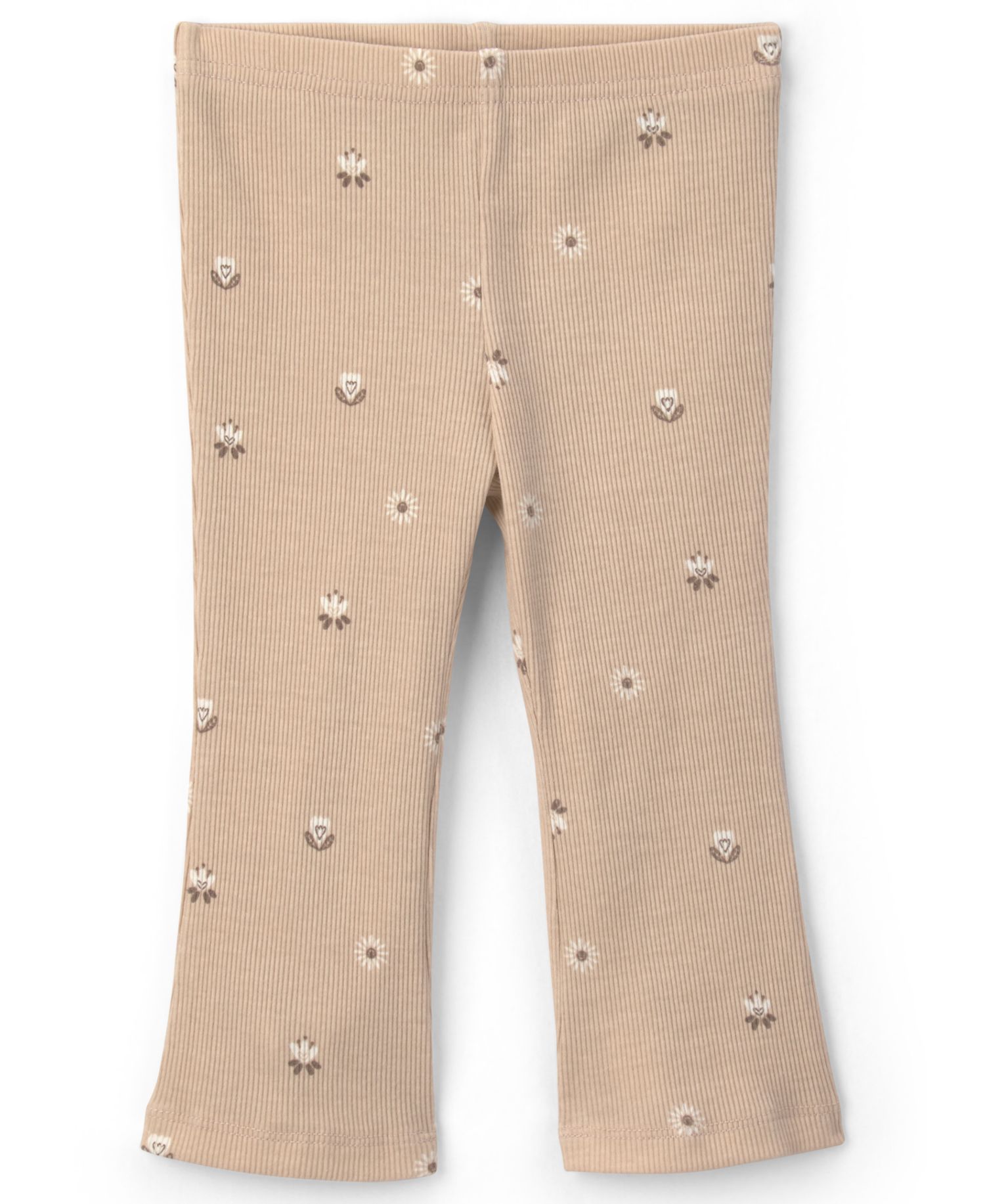 Baby Girls' Embroidered Flutter Sleeve Top and Pants, 2-Piece Set