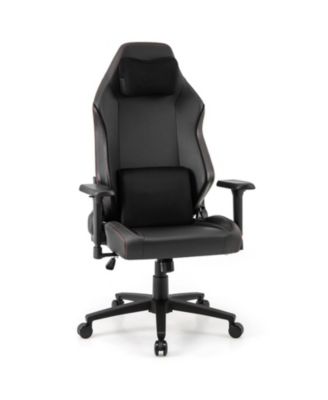 Ergonomic High Back Gaming Chair with Magnetic Headrest and Lumbar Pillow