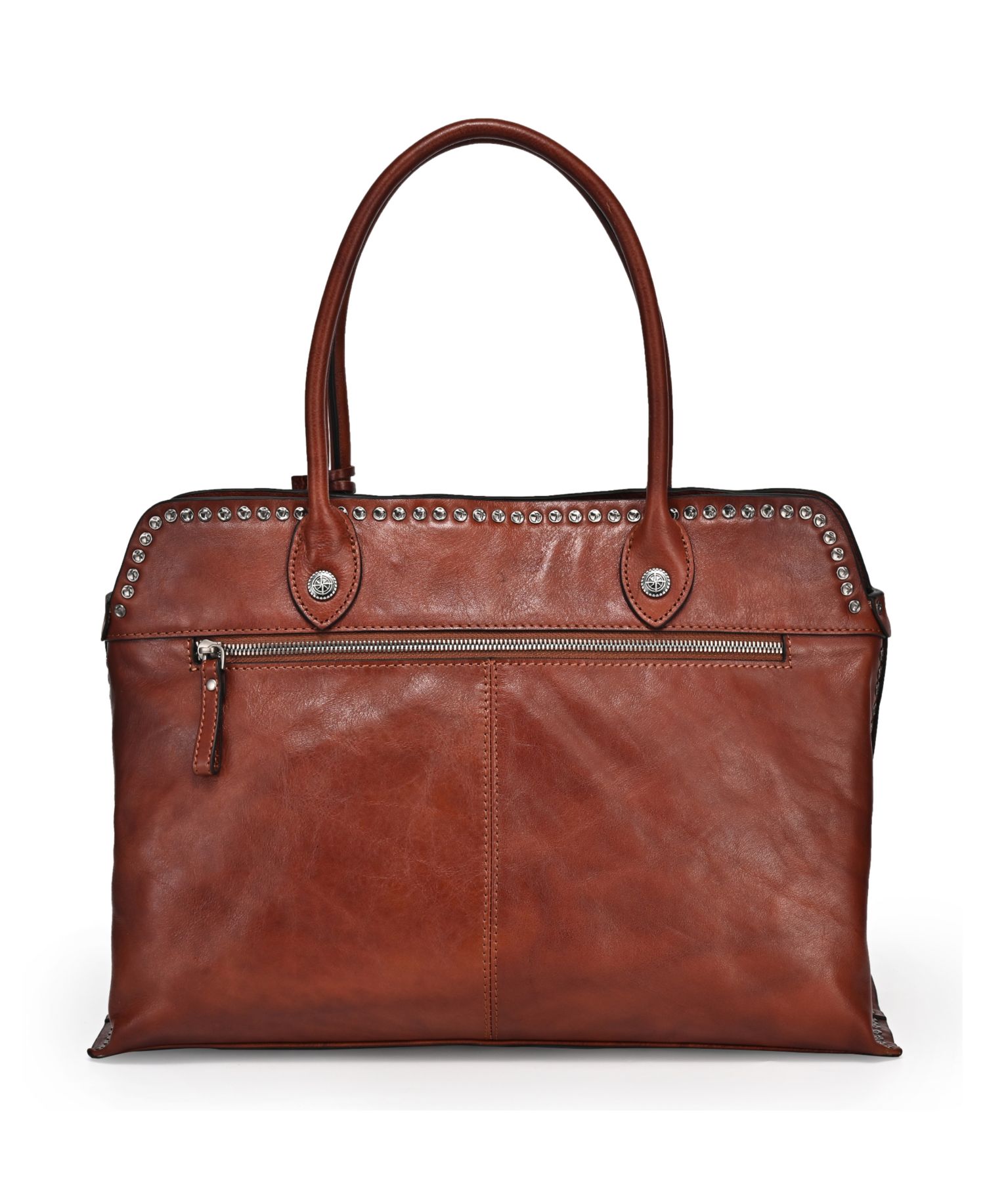 Soul Stud Large Leather Satchel Bag