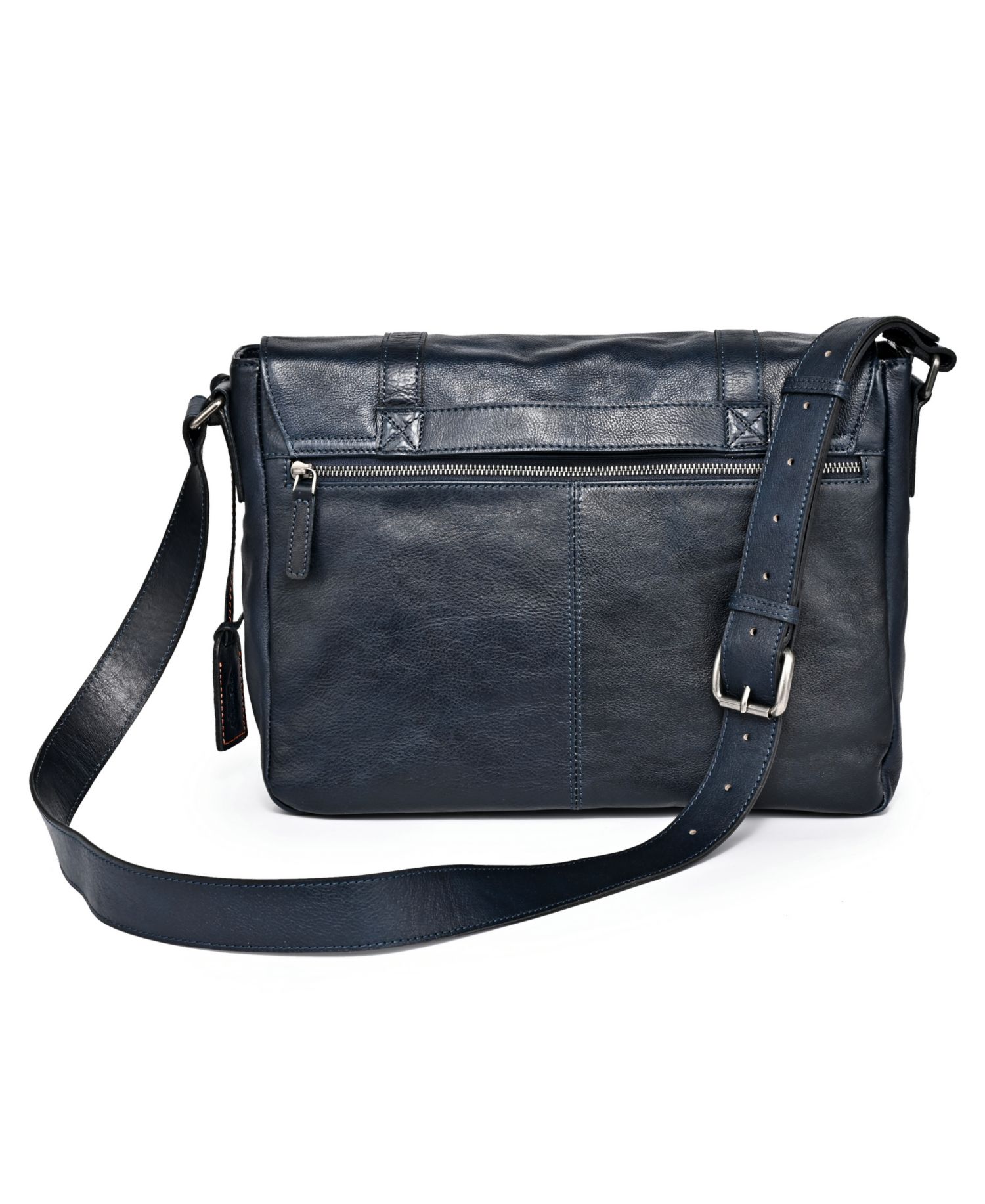 Moonlight Leather Messenger Bag