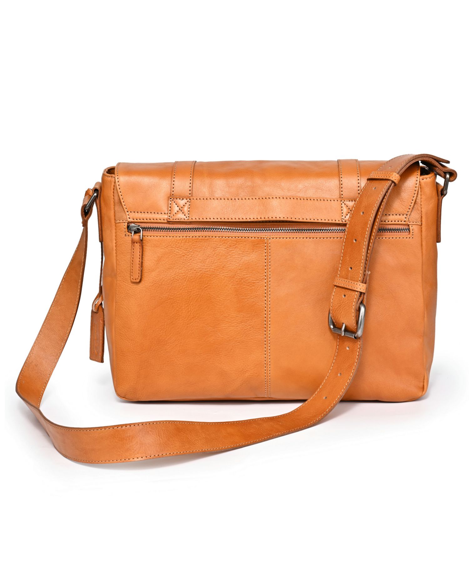 Moonlight Leather Messenger Bag
