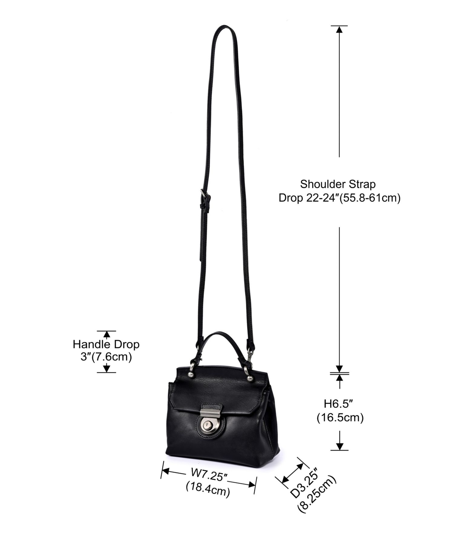 Cypress Small Leather Crossbody Bag
