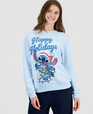 Juniors' Stitch Holidays Graphic Sweatshirt