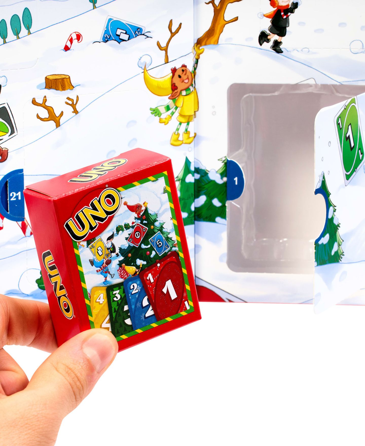 Детская игрушка Mattel UNO Advent Calendar, Ages 7+ — фото 5