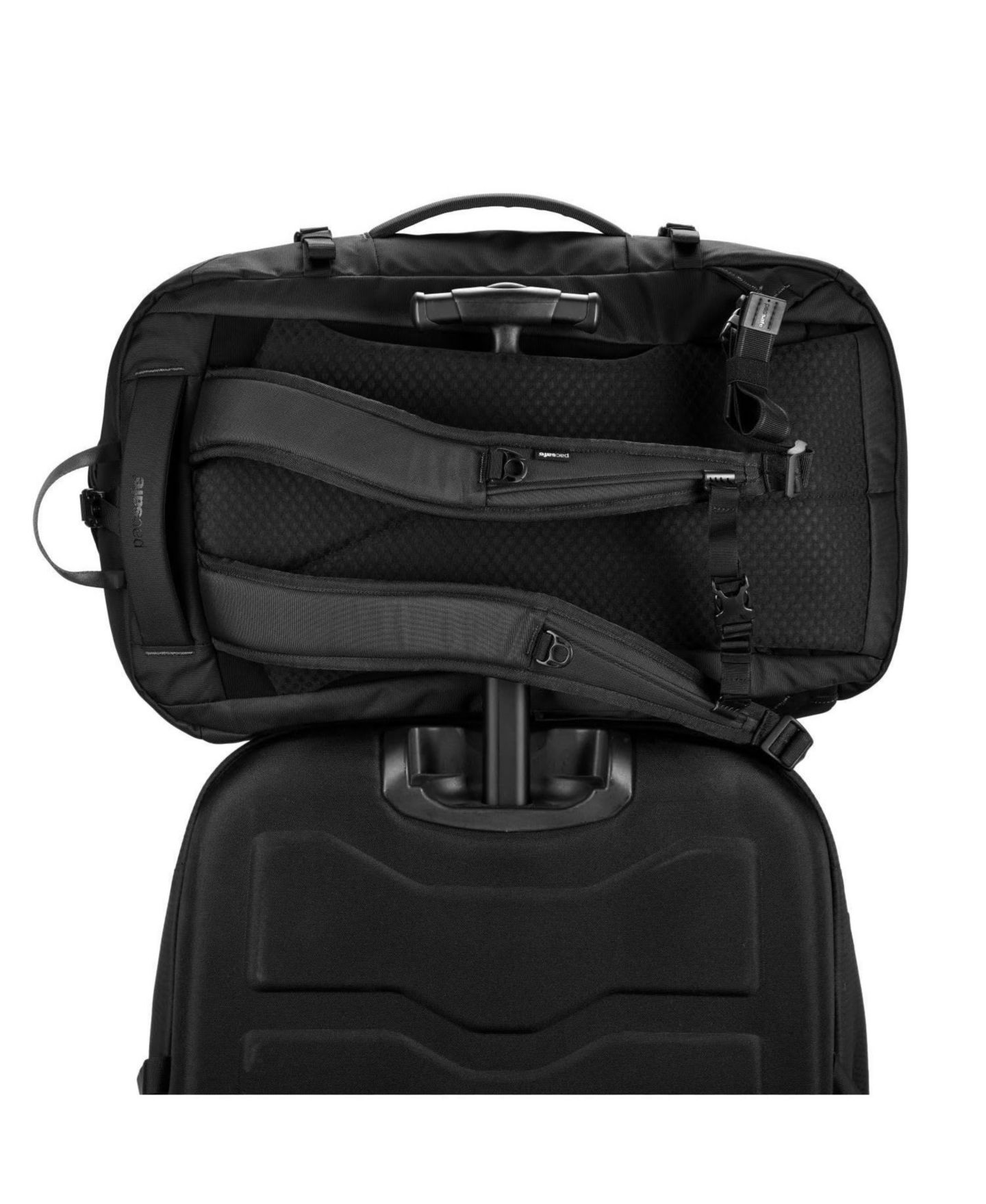 Рюкзак Pacsafe EXP45 Carry-on Travel Pack, цвет: Чёрный — фото 6