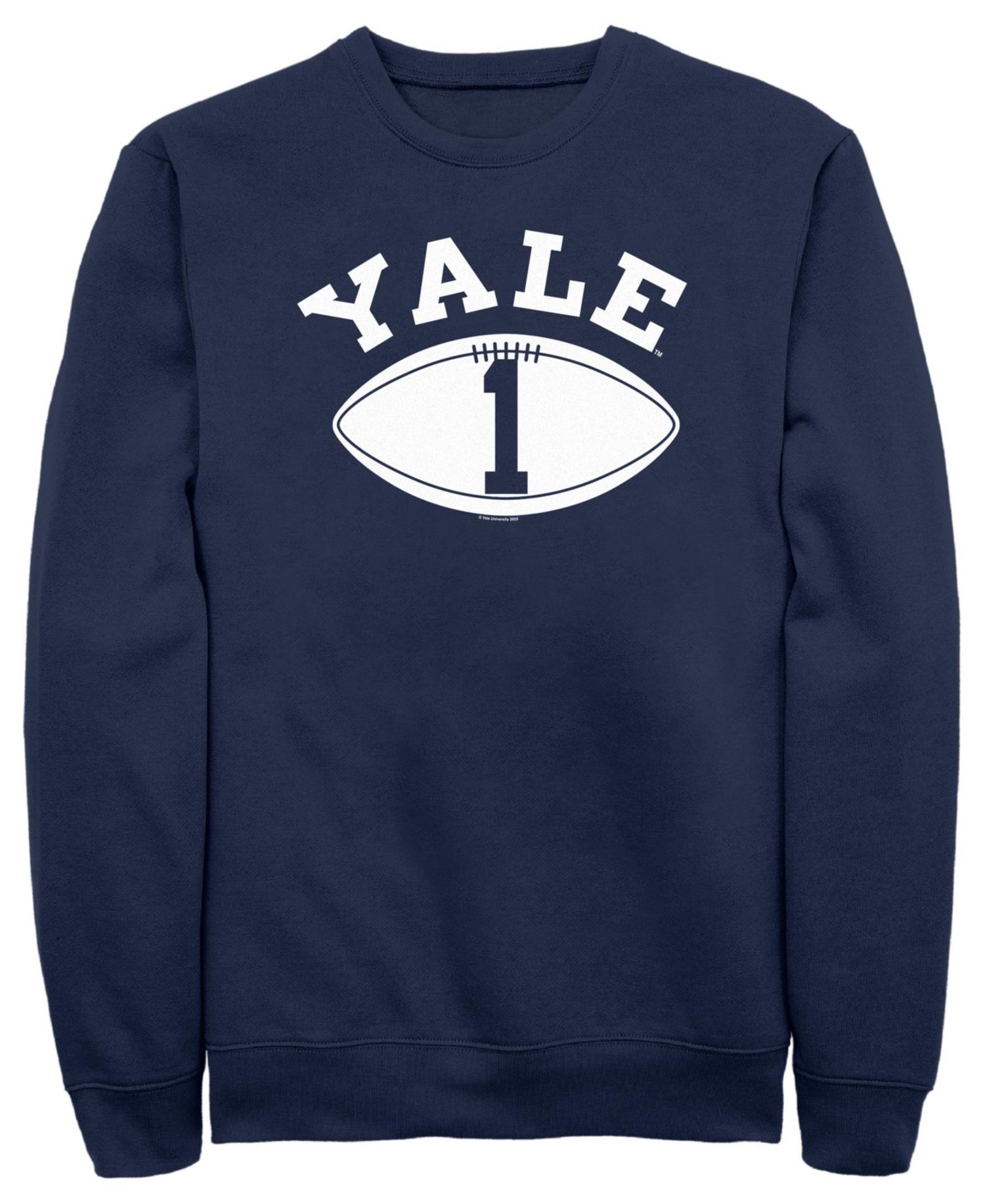 Men's Yale Football Logo Graphic Crewneck Sweatshirt