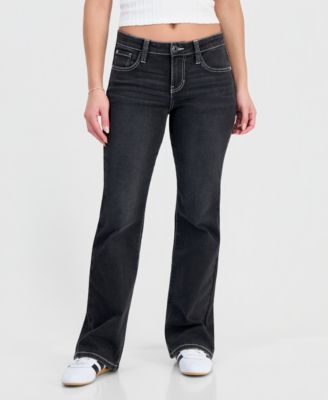 Juniors' Low-Rise Bootcut Jeans