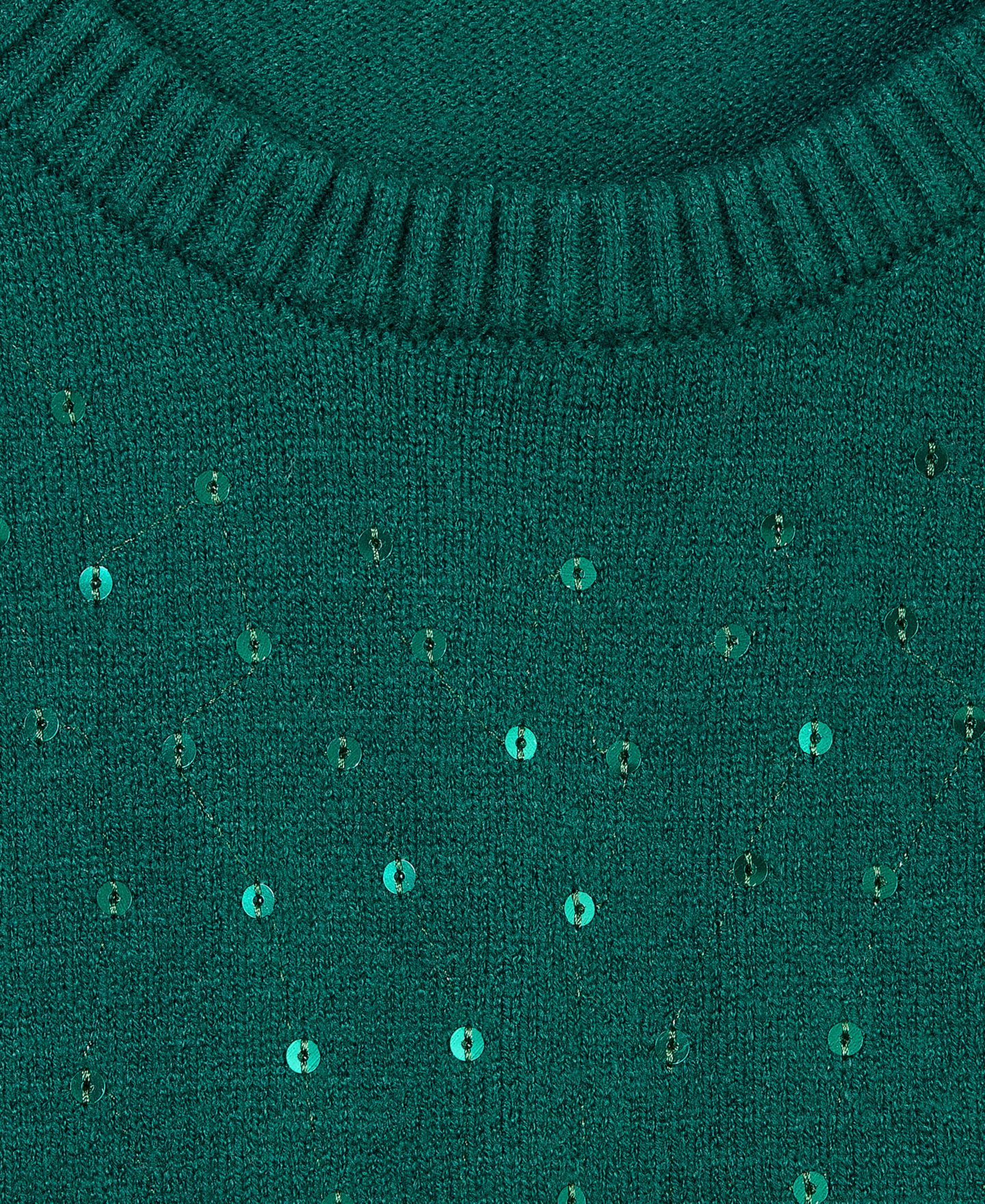Свитер Epic Threads Sequin Ultrasoft Crewneck Long-Sleeve для девочек, цвет: Чистый изумрудный — фото 3