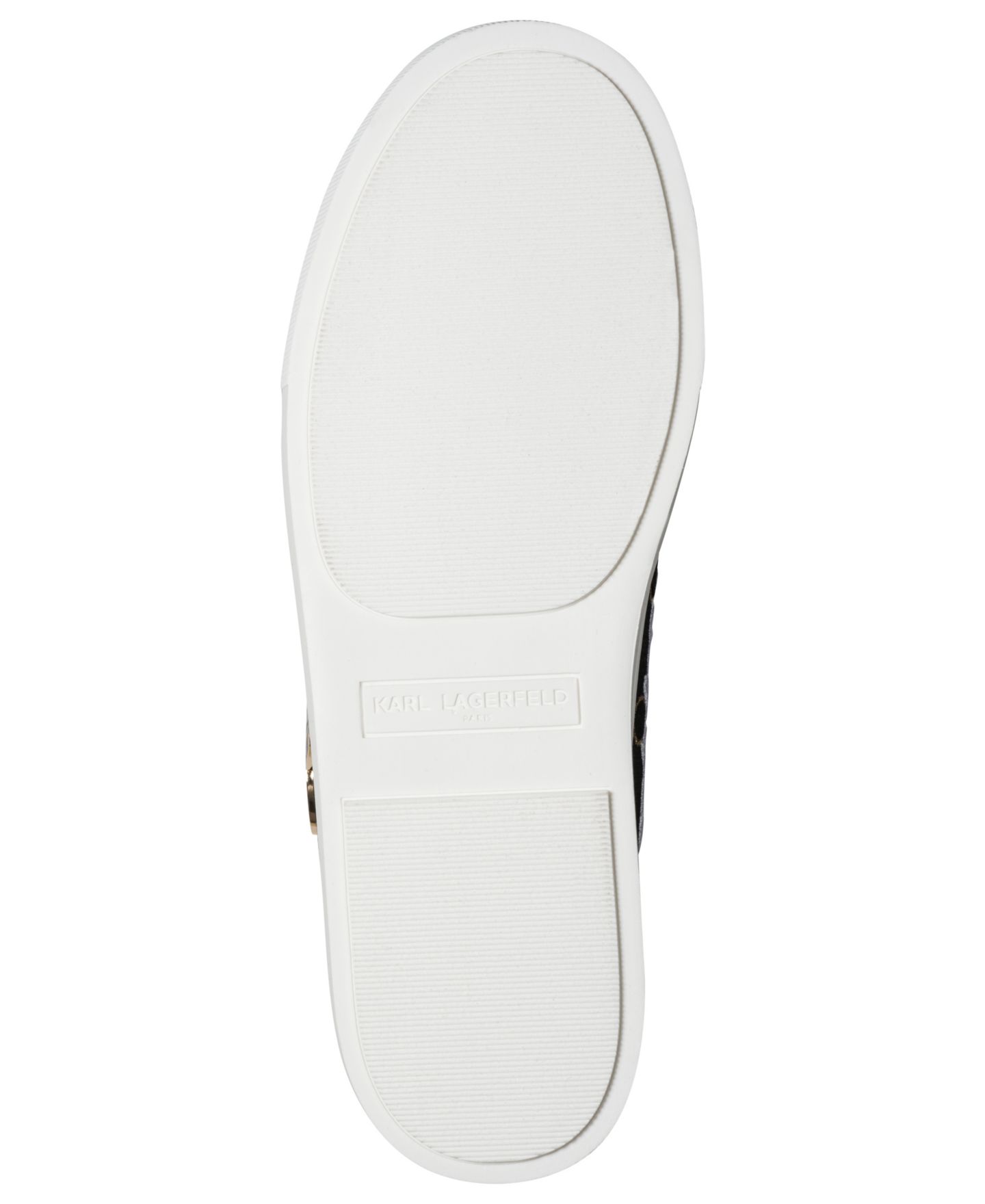 Женские кроссовки KARL LAGERFELD PARIS Cambria Sneaker Mules, цвет: Чёрный / Золотой — фото 5