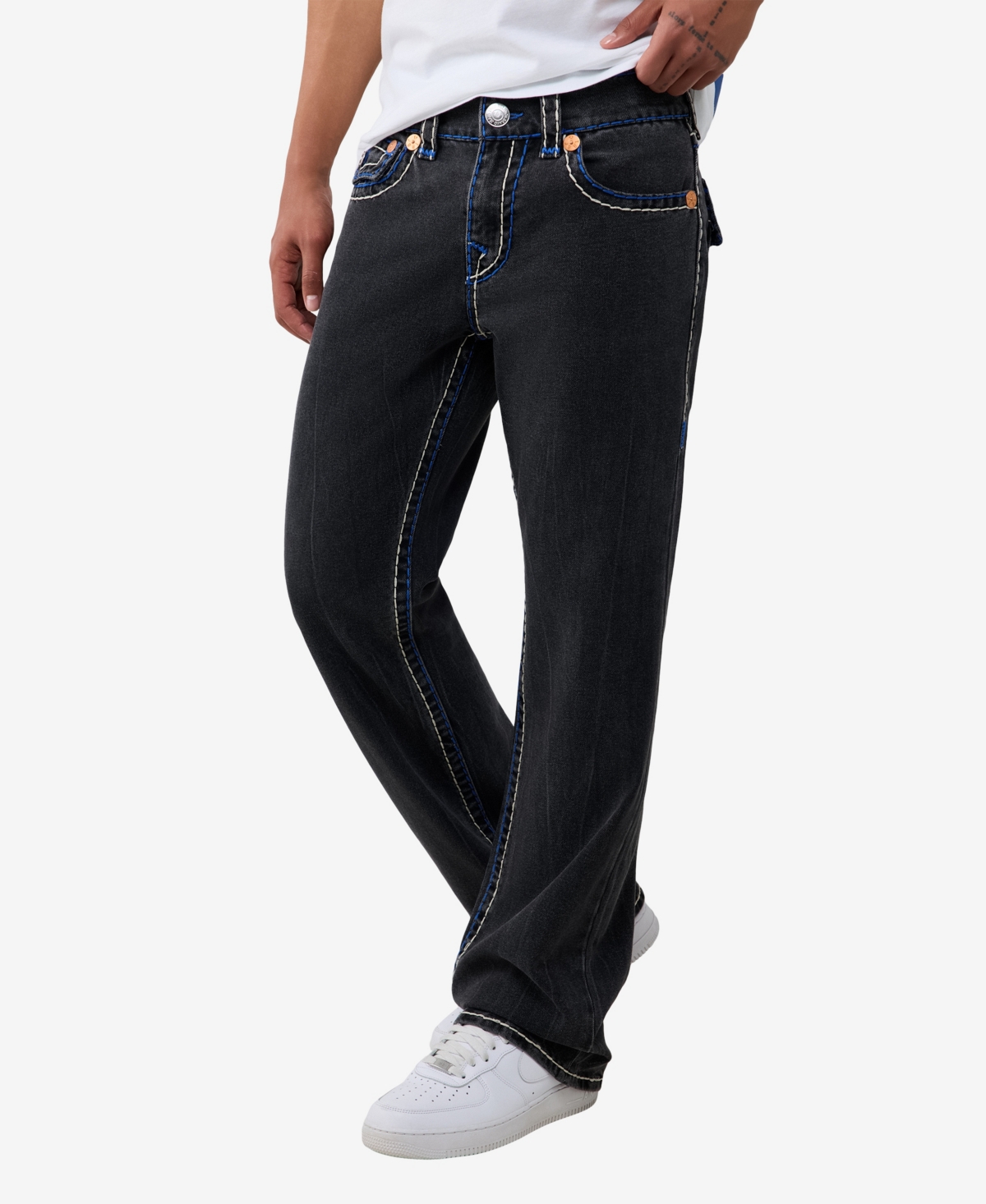 True Religion Men's Billy Big T Flap Bootcut Jeans