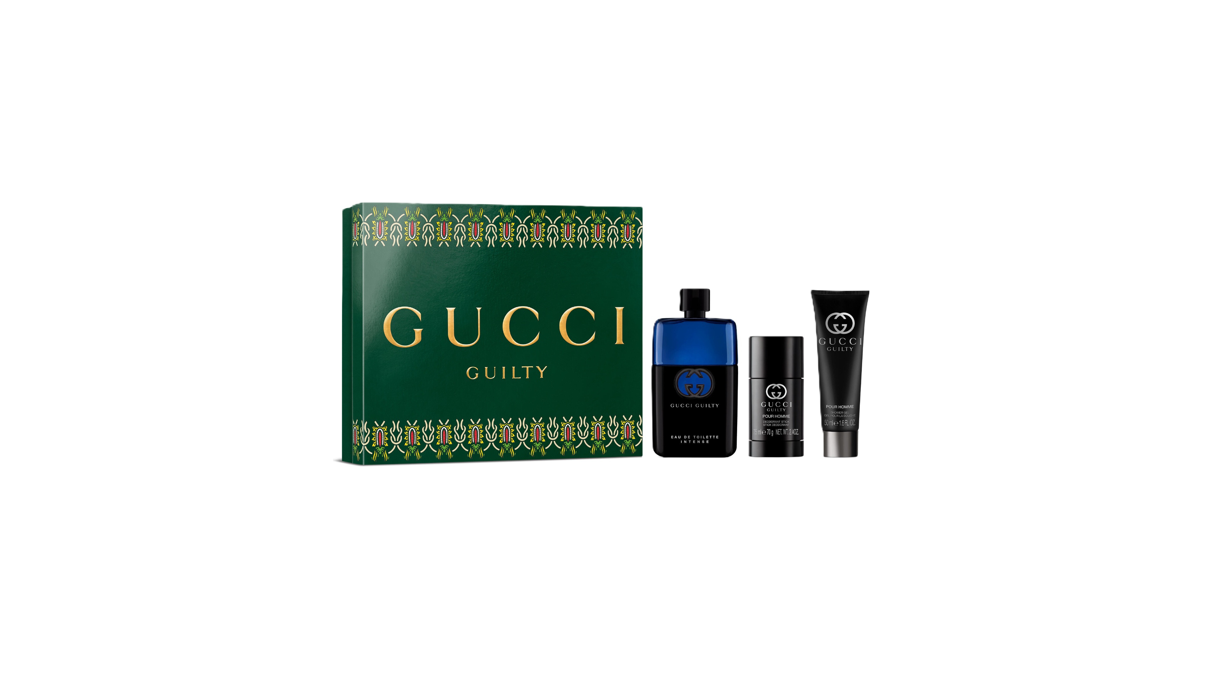 Gucci Men's 3-Piece Guilty Pour Homme Eau de Toilette Intense Gift Set