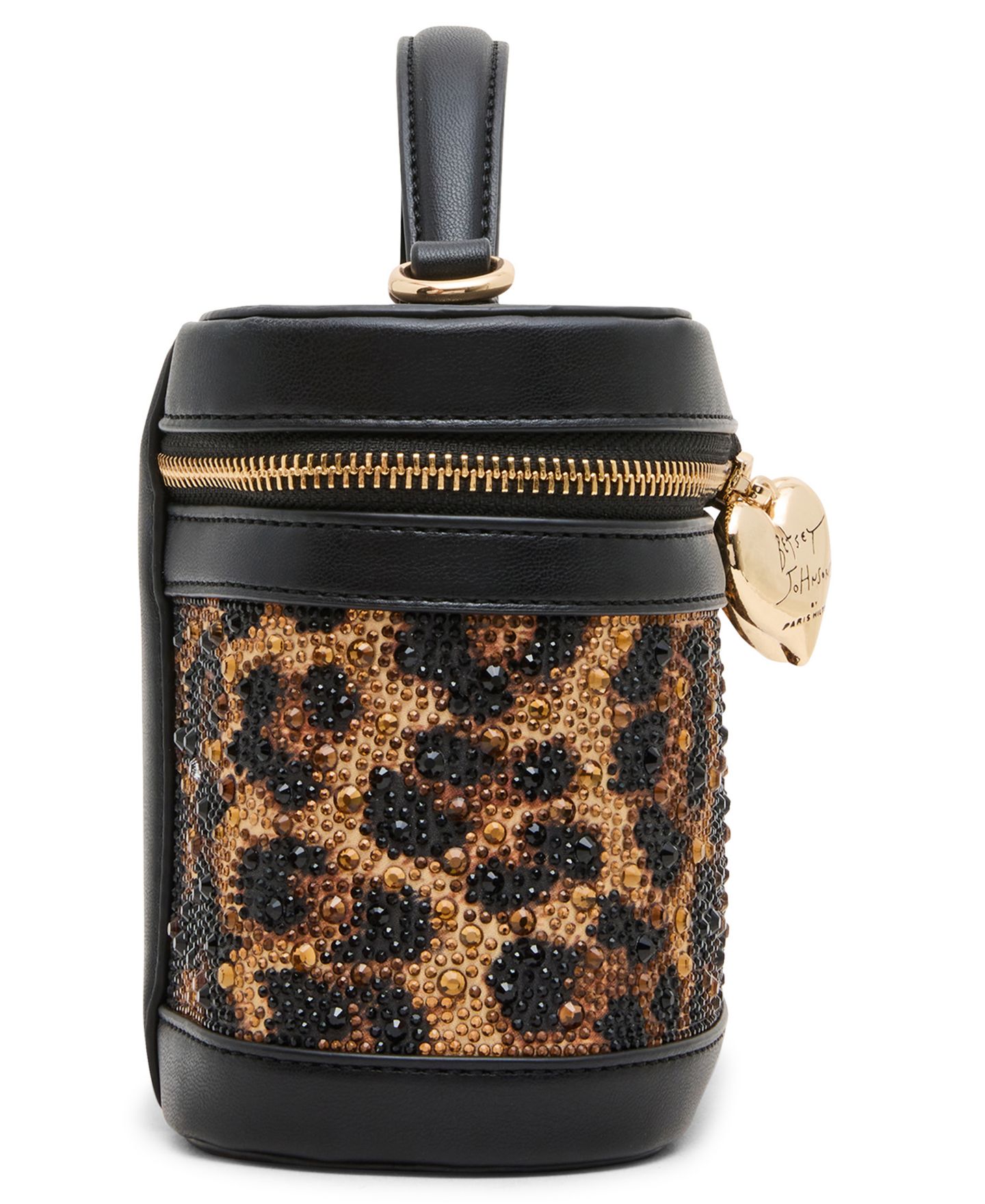 Женская сумка Betsey Johnson Paris Hilton Vanity Small Crossbody Handbag, цвет: Леопардовый — фото 7