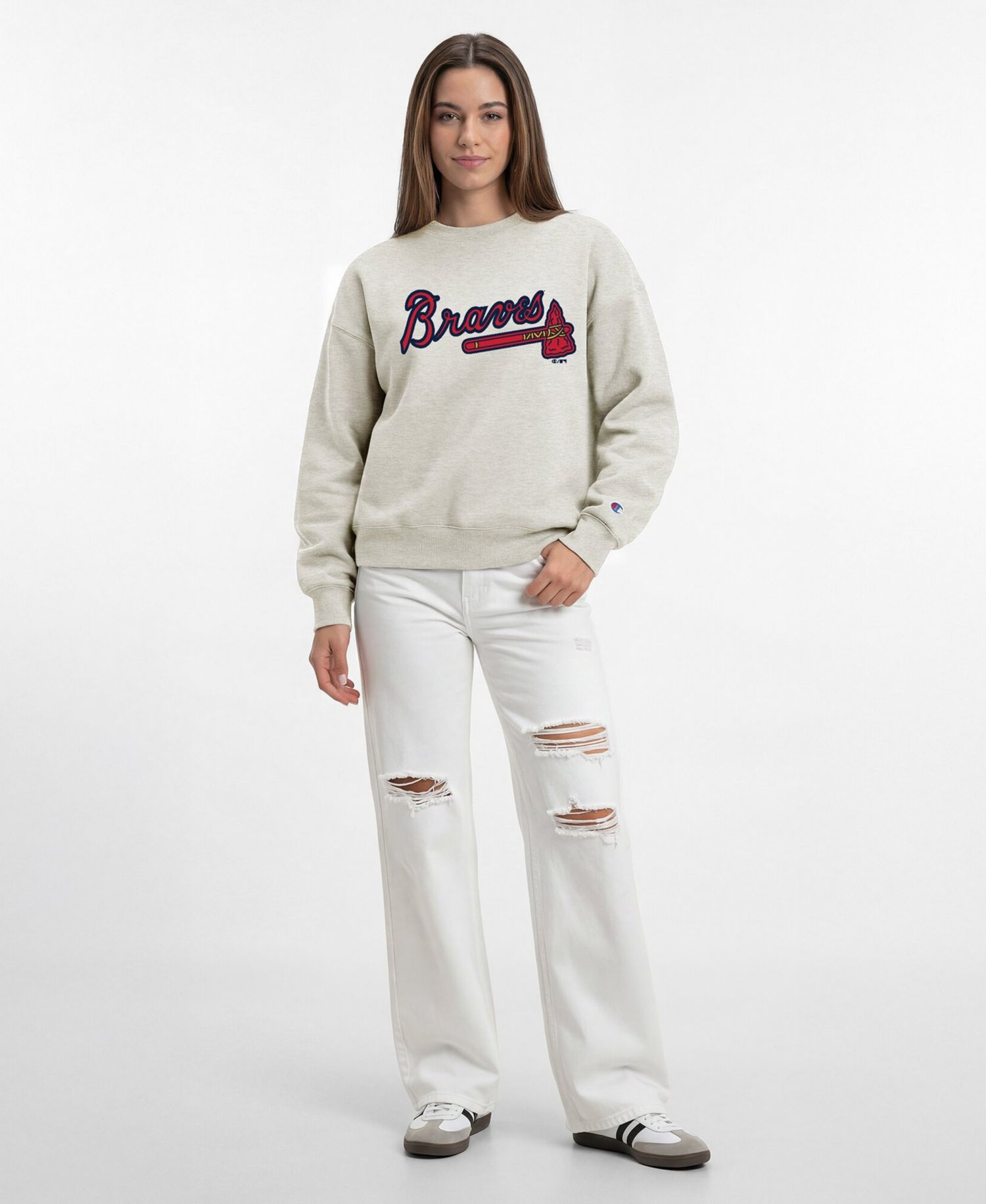 Women's Atlanta Braves All-Star Relaxed-Fit Midweight Sweatshirt