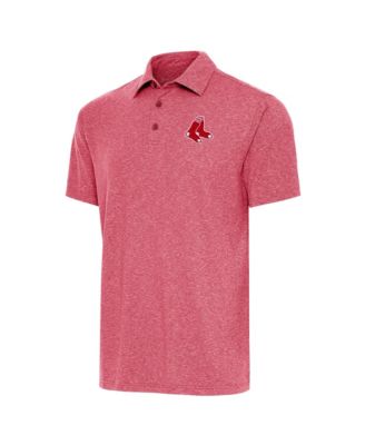 Men's Heather Red Boston Red Sox Par Polo Shirt