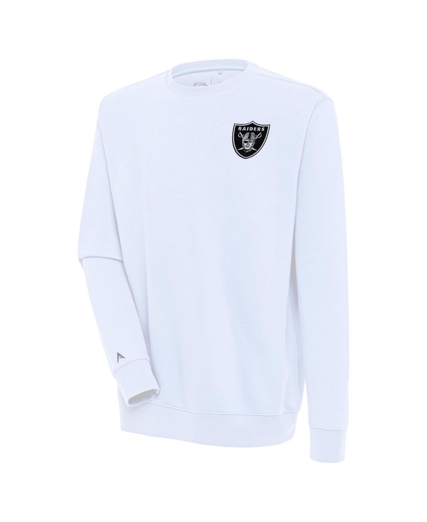 Мужские толстовки Antigua White Las Vegas Raiders Victory Pullover — фото 1