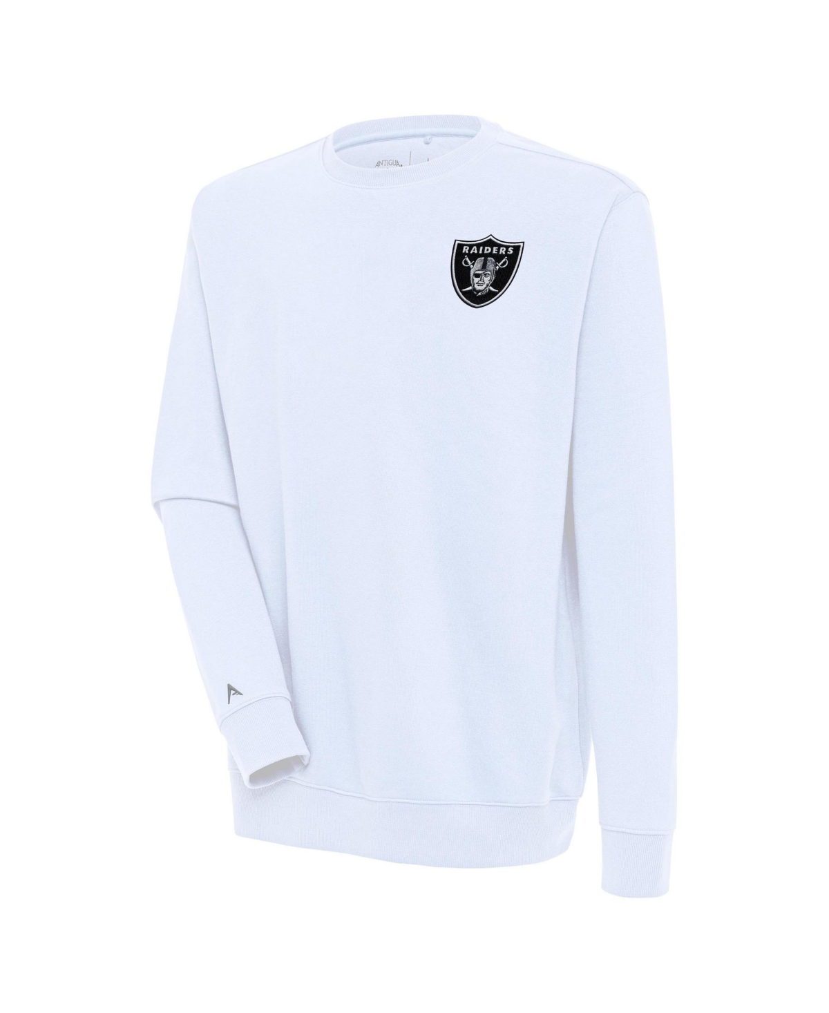 Antigua Men's White Las Vegas Raiders Victory Pullover Sweatshirt