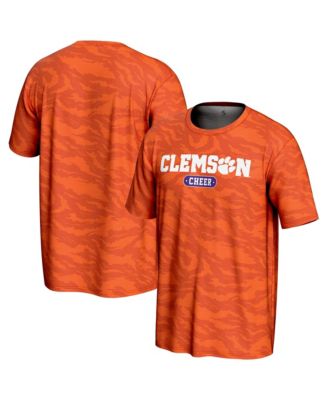 Big Boys and Girls Orange Clemson Tigers Cheer T-Shirt