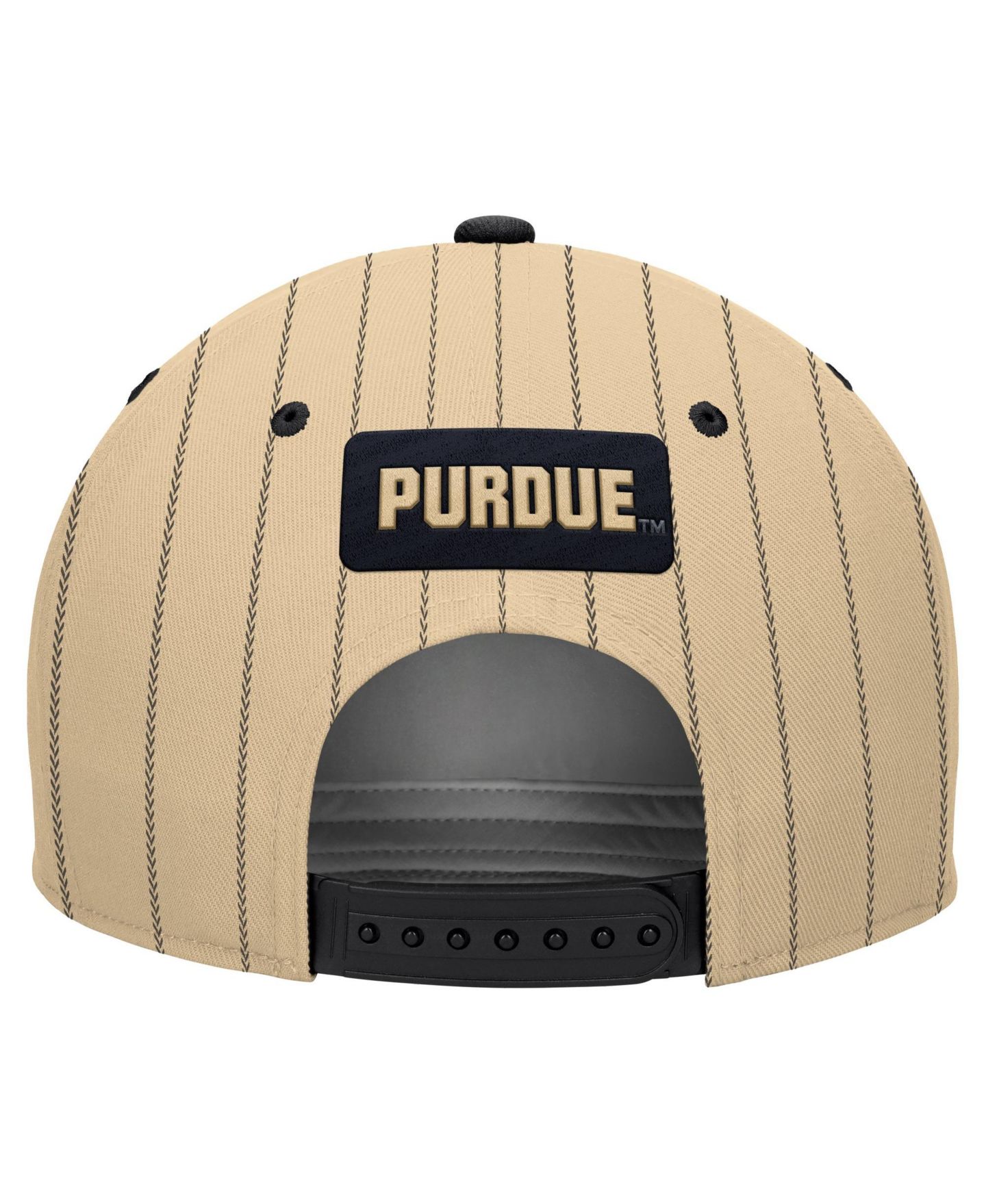 Мужская кепка Nike Gold Purdue Boilermakers Pro Dri-FIT Snapback Hat — фото 2