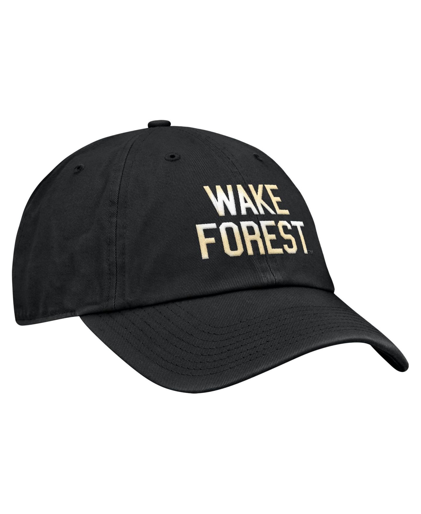 Мужская кепка Nike Black Wake Forest Demon Deacons Club Adjustable Hat — фото 2