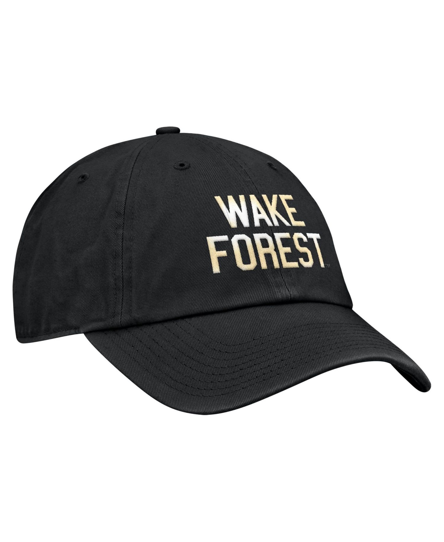 Men's Black Wake Forest Demon Deacons Club Adjustable Hat