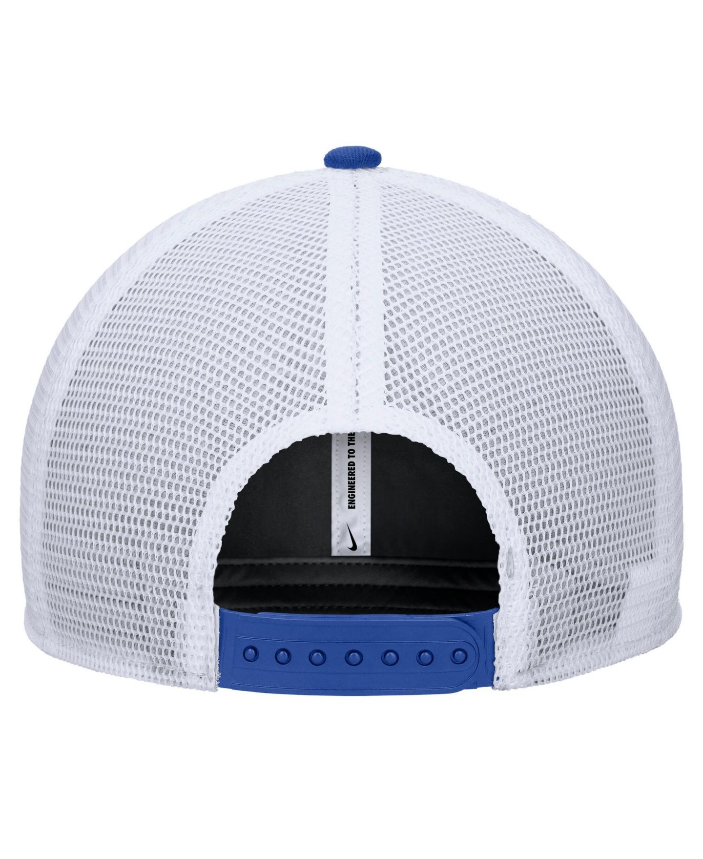 Мужская кепка Nike Royal Boise State Broncos Rise Adjustable Trucker Hat — фото 2