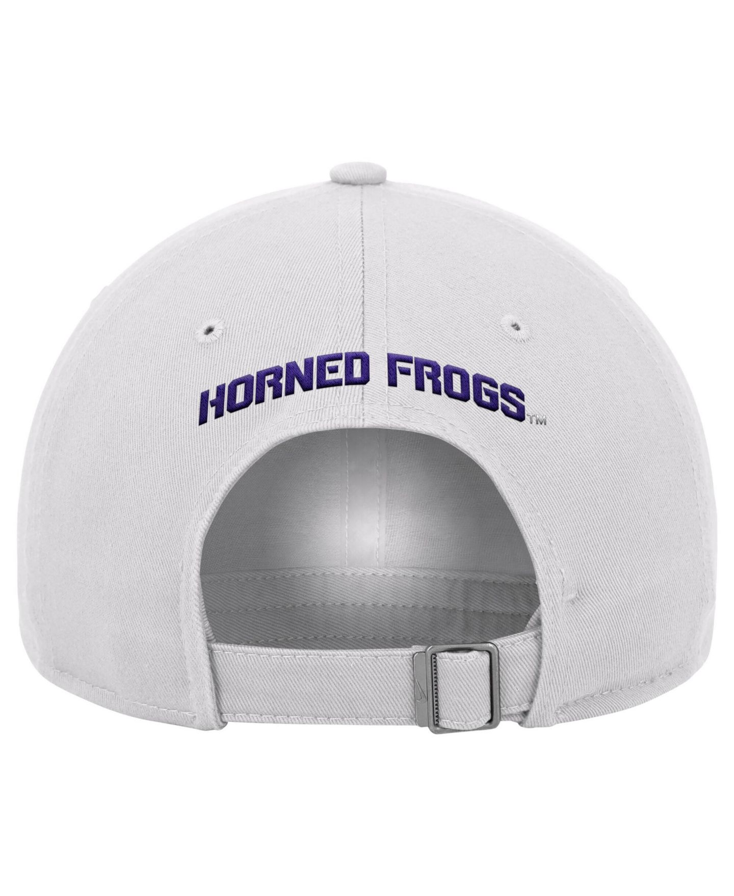 Мужская кепка Nike White TCU Horned Frogs 2026 On-Field Club Adjustable Hat — фото 2