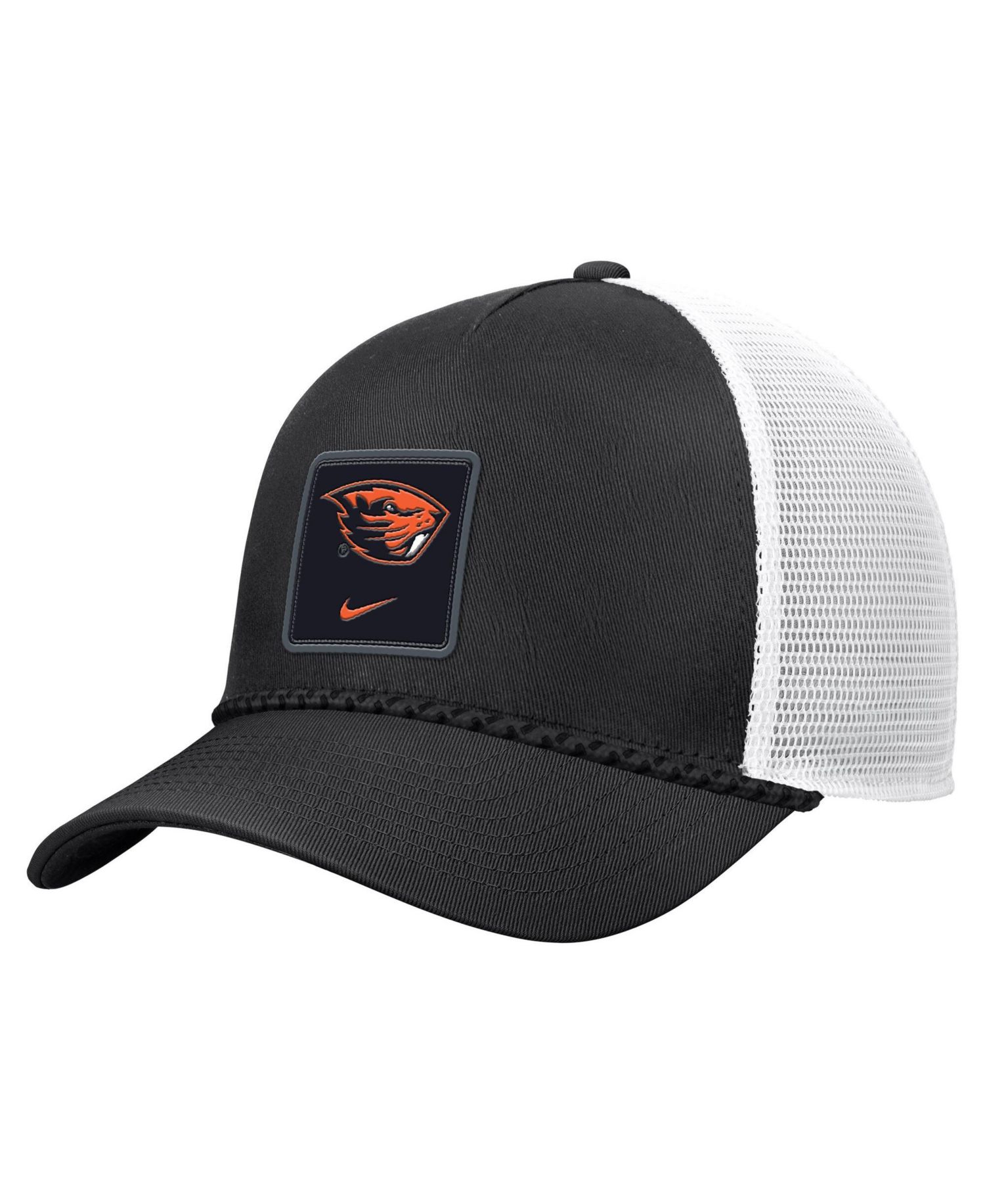 Men's Black Oregon State Beavers 2026 On-Field Rope Adjustable Trucker Hat