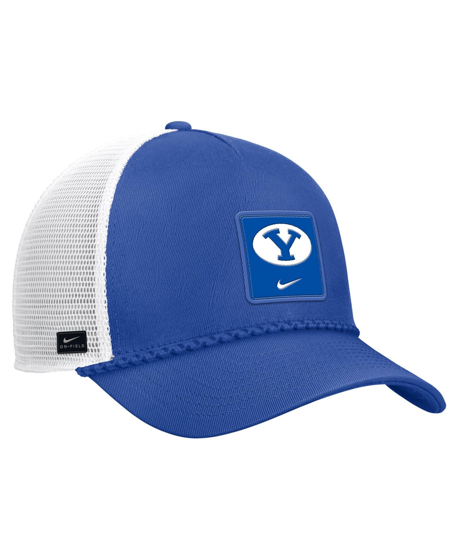 Men's Royal BYU Cougars 2026 On-Field Rope Adjustable Trucker Hat