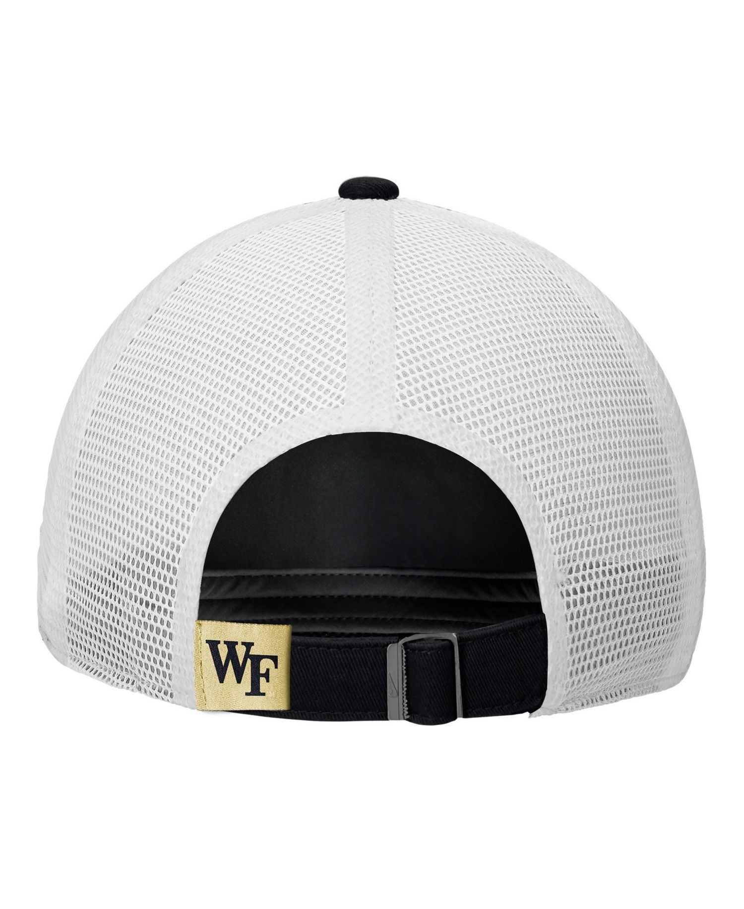 Men's Black Wake Forest Demon Deacons On-Field Club Adjustable Trucker Hat