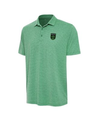 Men's Heather Green Austin FC Scheme Polo Shirt