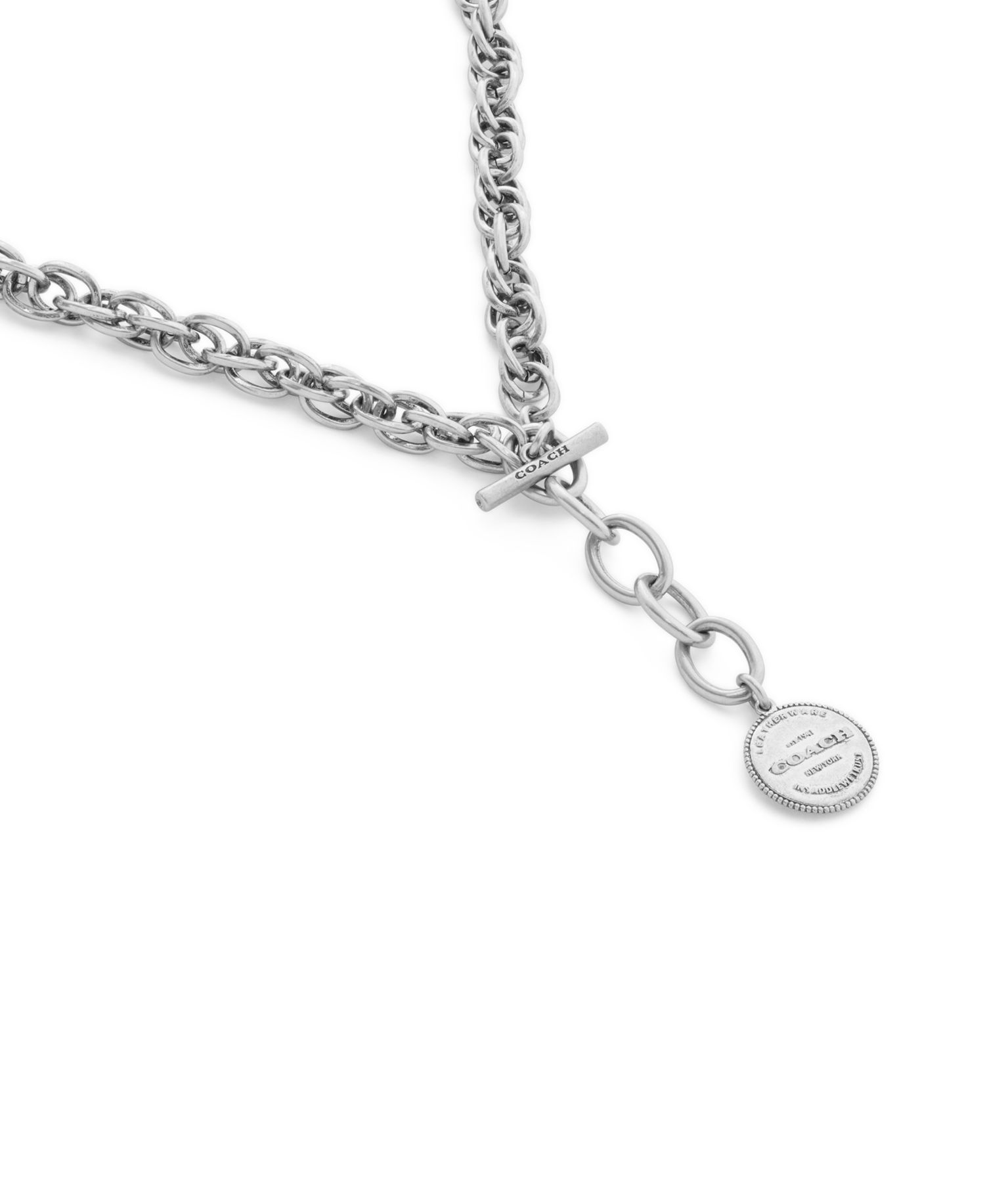 Silver Heritage Twist Link Collar Necklace