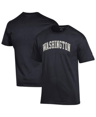 Men's Black Washington Huskies Basic Arch T-Shirt