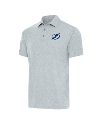 Men's Heather Gray Tampa Bay Lightning Big & Tall Par 3 Polo Shirt