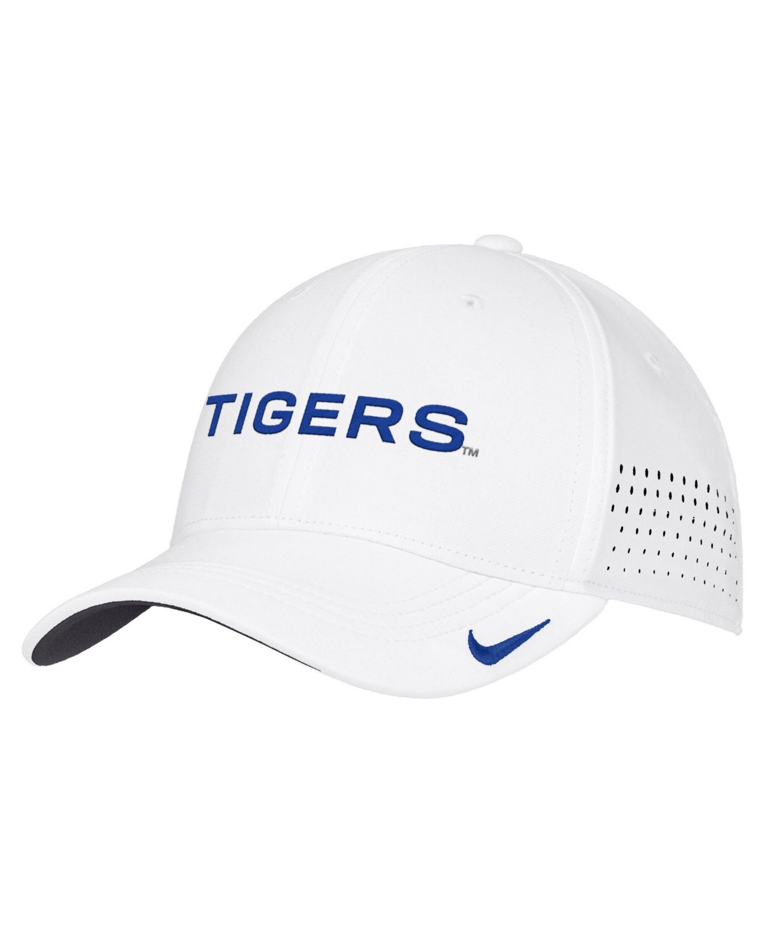 Men's White Memphis Tigers 2026 On-Field AeroBill SwooshFlex Dri-FIT Hat