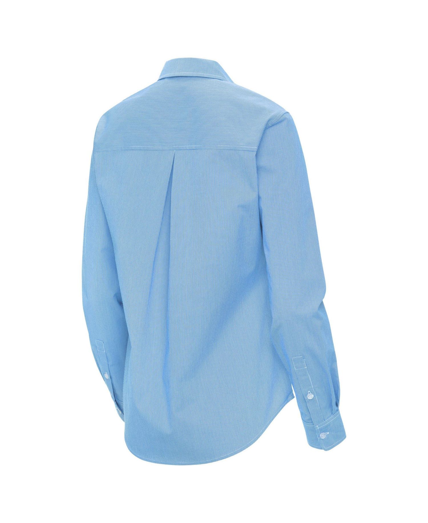 Women's Powder Blue Texas Rangers Porter Woven Long Sleeve Button-Up Shirt