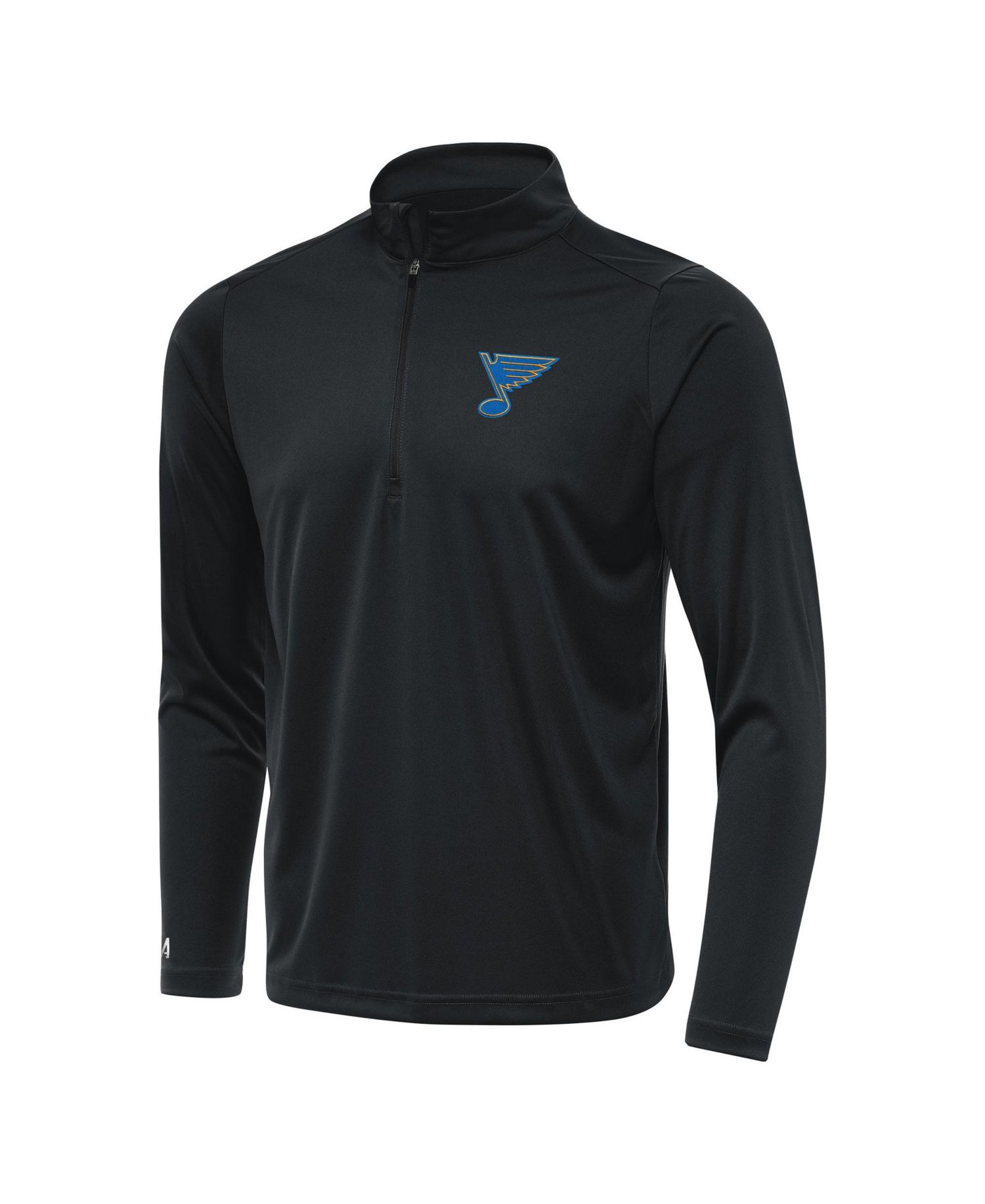 Men's Gray St. Louis Blues Tribute Lightweight Quarter-Zip Pullover Sweatshirt
