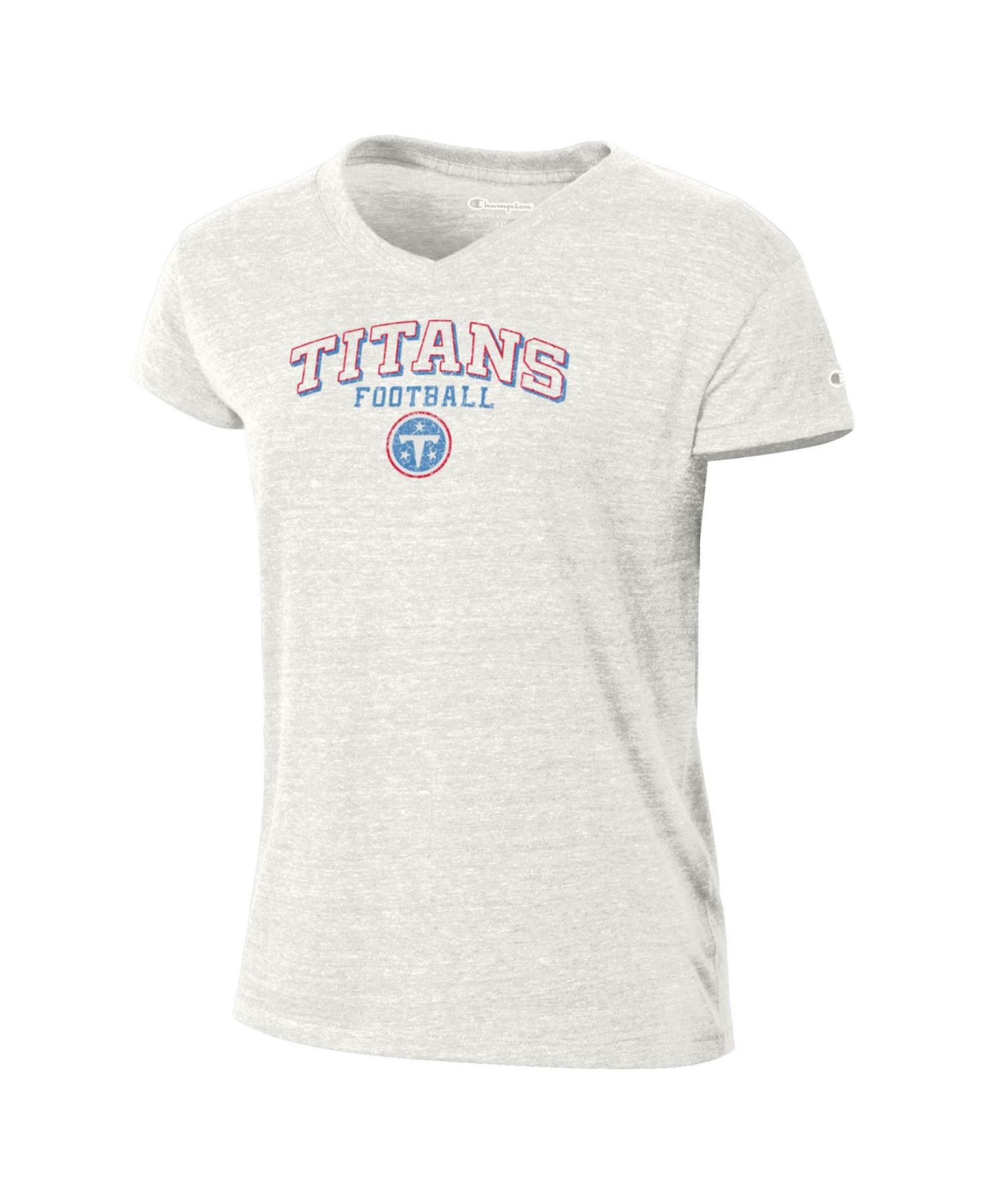 Women's Tennessee Titans Triumph Tri-Blend V-Neck T-Shirt