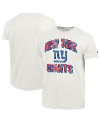 Men's White New York Giants Ultimate Tri-Blend T-Shirt
