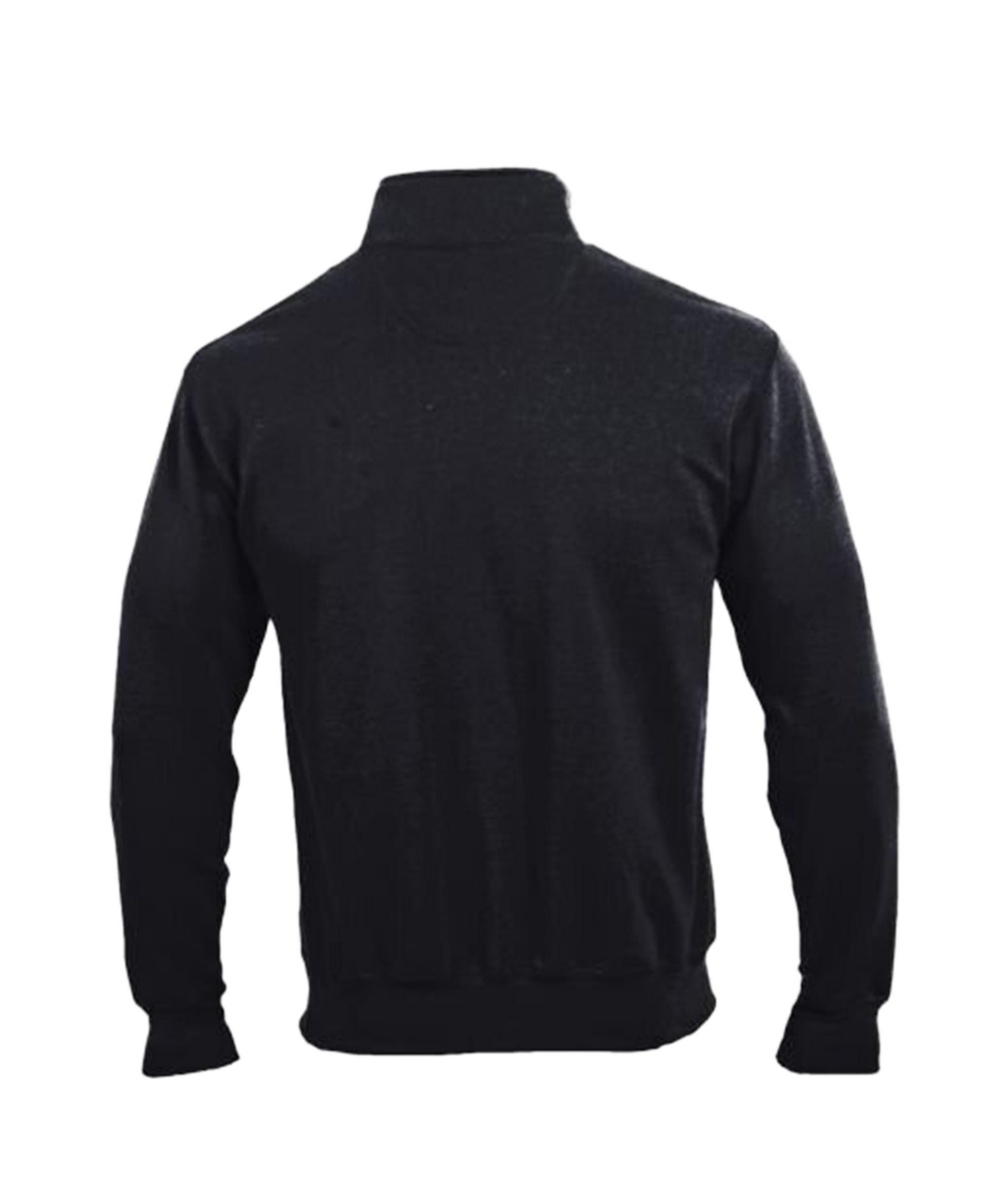 Champion Men's Black Florida Gators Powerblend Quarter-zip Pullover Sweatshirt In Black