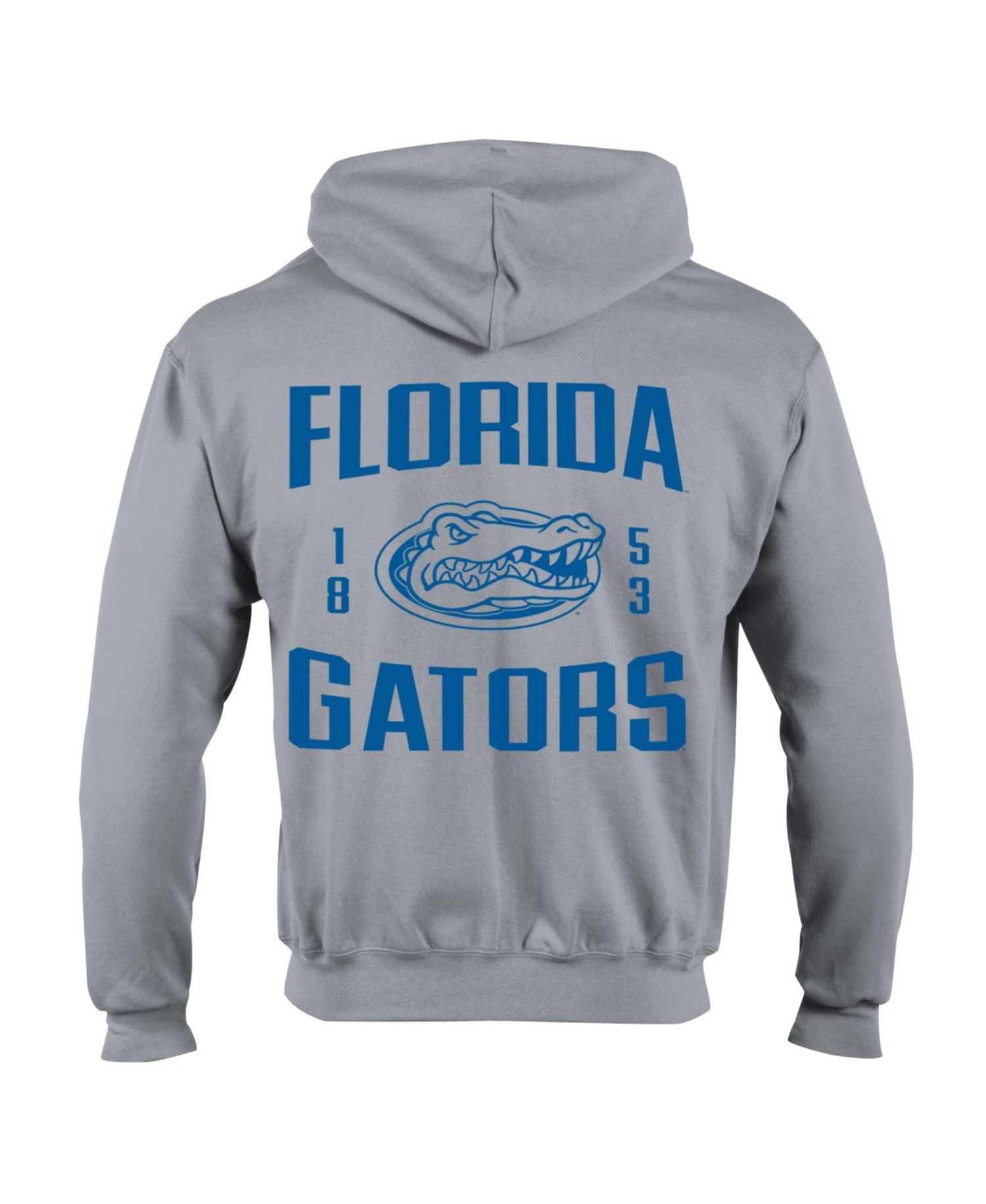 Men's Heather Gray Florida Gators Varsity Power Blend Full-Zip Fleece Hoodie