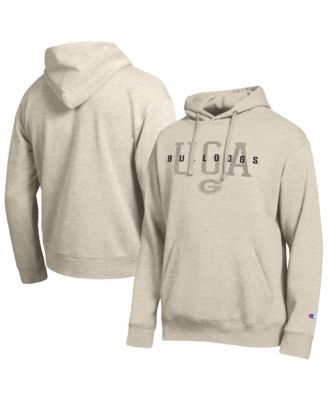 Men's Oatmeal Georgia Bulldogs All-Star Neutral Stack Hoodie