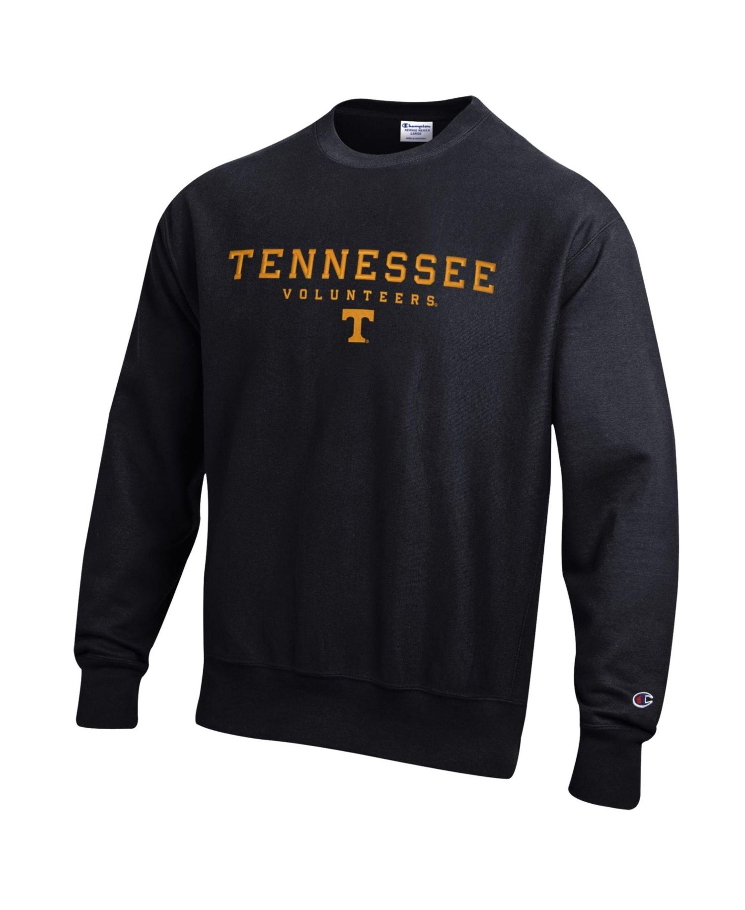 Men's Black Tennessee Volunteers Relentless Reverse Weave Sweatshirt