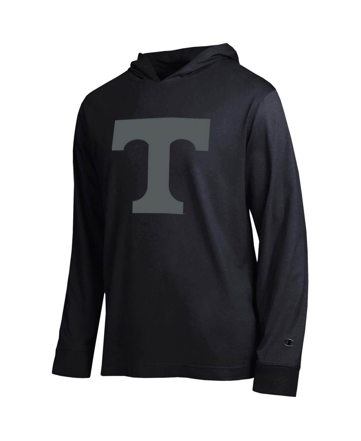 Champion Men's Black Tennessee Volunteers Tonal All-Star Long sleeves Hooded T-Shirt