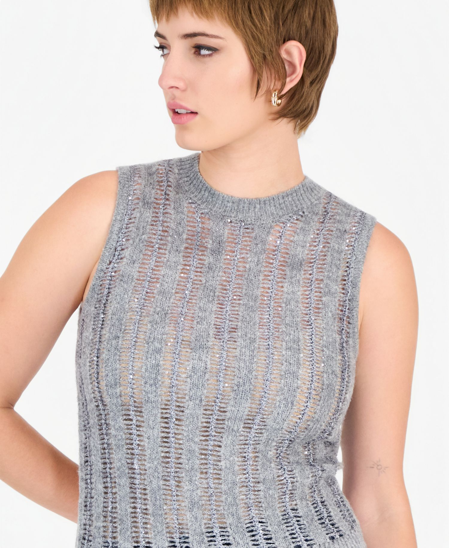Women's Cecilia Sleeveless Sequin Sweater