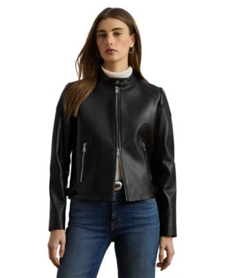 Women's Lambskin Moto Jacket