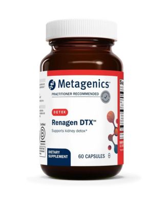 Renagen DTX  Kidney Detoxification and Cardiovascular Support With N Acetylcysteine, Cordyceps, Vitamin B6, L 5 MTHF 60 Capsules