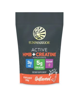 Active HMB Plus Creatine Powder, Unflavored, 240 Gram, 30 Servings