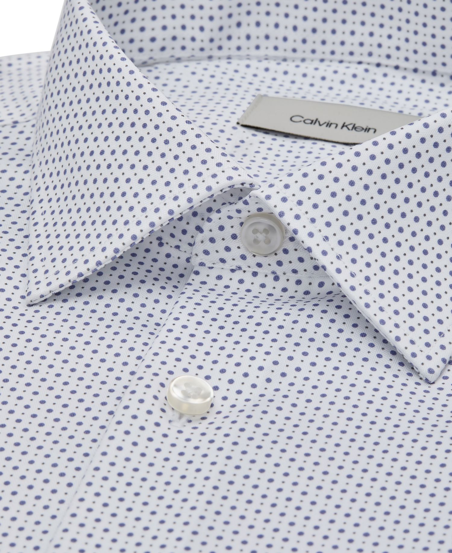 Men's Cotton Stretch Slim-Fit Dress Shirt