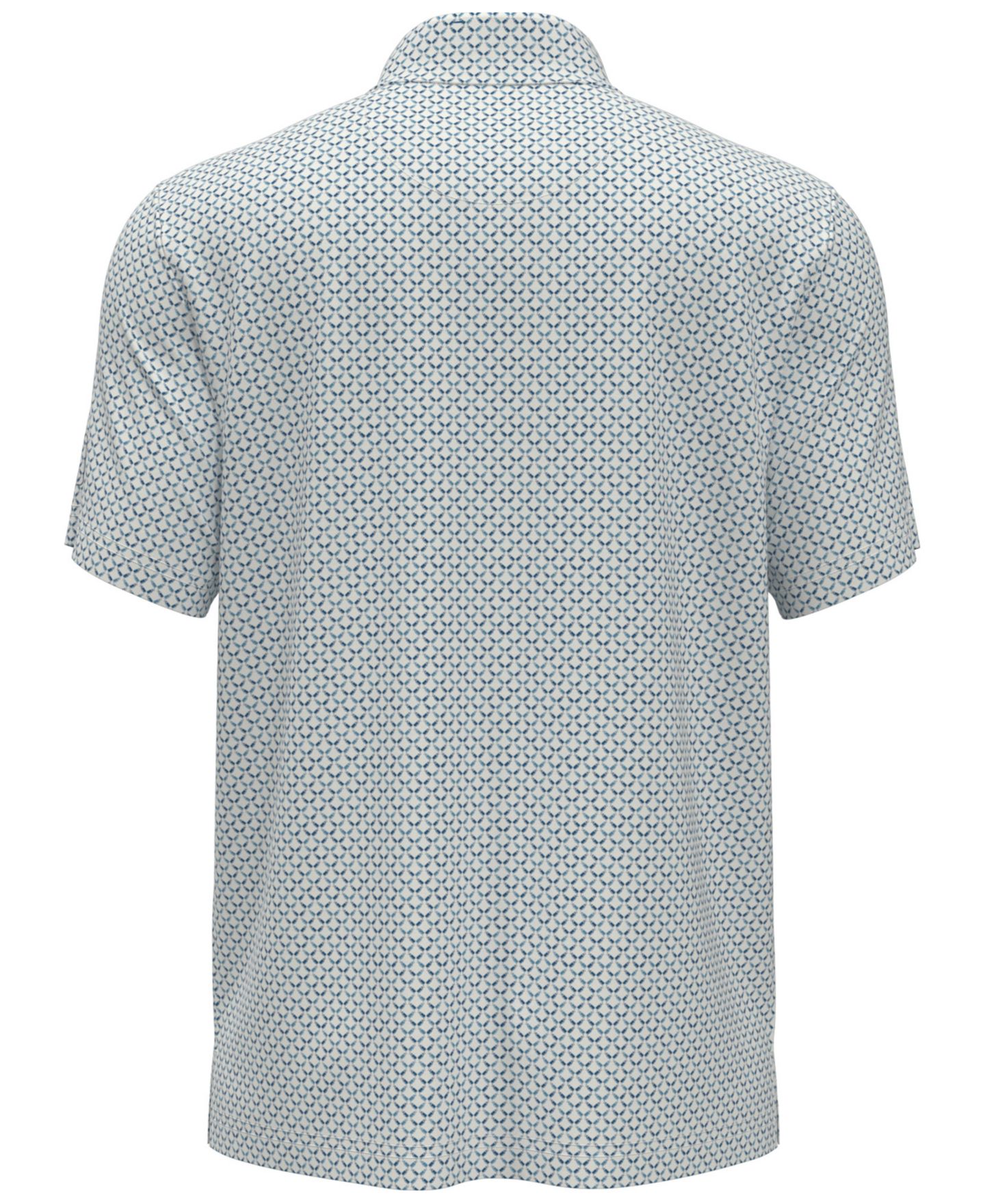 Мужское поло PGA TOUR Classic Geometric Print Regular-Fit Polo Shirt, цвет: Яркий белый — фото 7