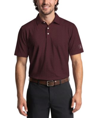 Men's Essential Geo Printed Regular-Fit Polo Shirt